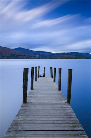 simsearch:6119-09213978,k - Twilight descends over the Watendlath jetty on Derwent Water, Lake District National Park, Cumbria, England, United Kingdom, Europe Photographie de stock - Rights-Managed, Code: 841-08797910
