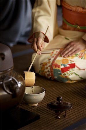 Tea ceremony in Shodensan-so, Kyoto, Japan, Asia Stock Photo - Rights-Managed, Code: 841-08797924