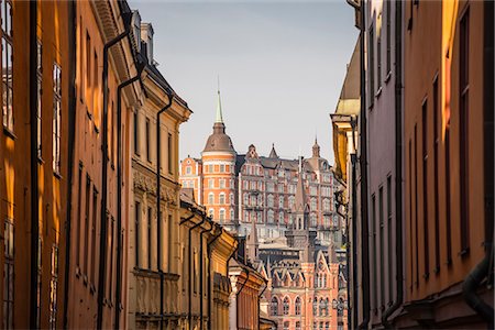 simsearch:841-06502861,k - View of Mariaberget from historic Gamla Stan in Stockholm, Sweden, Scandinavia, Europe Photographie de stock - Rights-Managed, Code: 841-08821637