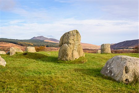 Fingals Cauldron, Machrie Moor stone circles, Isle of Arran, North Ayrshire, Scotland, United Kingdom, Europe Foto de stock - Con derechos protegidos, Código: 841-08821792