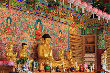 Buddhist Temple, Nampo District, Busan, South Korea, Asia Foto de stock - Con derechos protegidos, Código: 841-08821812