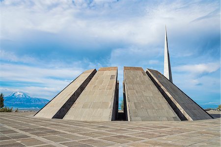 Armenian Genocide Memorial, Tsitsernakaberd, Yerevan, Armenia, Caucasus, Asia Foto de stock - Con derechos protegidos, Código: 841-08860612