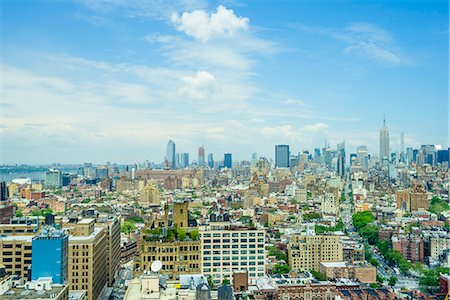 simsearch:6102-06470838,k - Manhattan skyline from SoHo to the Empire State Building, New York City, United States of America, North America Foto de stock - Con derechos protegidos, Código: 841-08860805