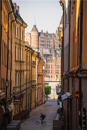 Mariaberget and Gamla Stan, Stockholm, Sweden, Scandinavia, Europe Photographie de stock - Rights-Managed, Code: 841-08860908