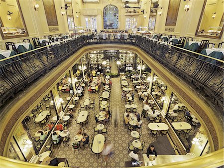 simsearch:841-09256092,k - Interior view of the Confeitaria Colombo, Rio de Janeiro, Brazil, South America Photographie de stock - Rights-Managed, Code: 841-08860952