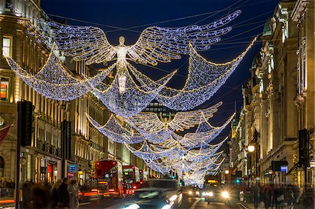 Regent Street Christmas lights 2016, London, England, United Kingdom, Europe Stock Photo - Rights-Managed, Code: 841-08860966