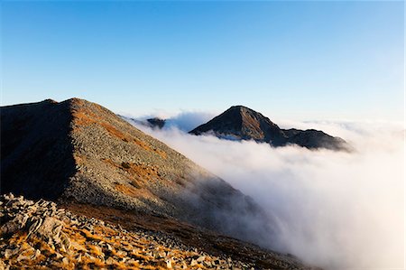 encima de las nubes - Mount Vihren, 2945m, Pirin National Park, UNESCO World Heritage Site, Bansko, Bulgaria, Europe Foto de stock - Con derechos protegidos, Código: 841-08861017