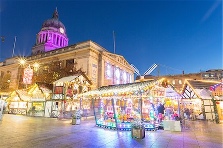Christmas Market in the Old Town Square, Nottingham, Nottinghamshire, England, United Kingdom, Europe Photographie de stock - Rights-Managed, Code: 841-08861056