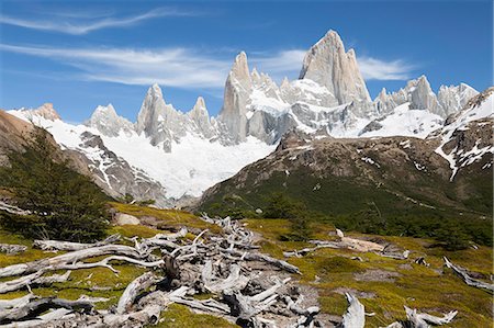 simsearch:841-08861113,k - View of Mount Fitz Roy on Laguna de Los Tres trail, El Chalten, Patagonia, Argentina, South America Photographie de stock - Rights-Managed, Code: 841-08861105