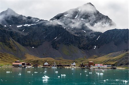 simsearch:841-09255610,k - Former whaling station Grytviken, South Georgia, Antarctica, Polar Regions Photographie de stock - Rights-Managed, Code: 841-08887247