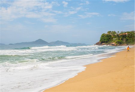 simsearch:841-09135110,k - View of the Praia Vermelha, Ubatuba, State of Sao Paulo, Brazil, South America Foto de stock - Con derechos protegidos, Código: 841-08887369