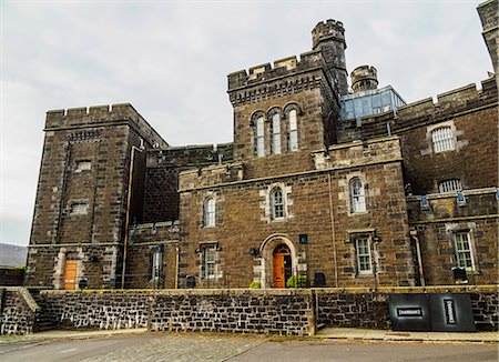 european landmarks not people - View of the Old Town Jail, Stirling, Scotland, United Kingdom, Europe Stock Photo - Rights-Managed, Code: 841-08887386