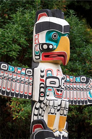 simsearch:841-08887451,k - Totem Pole, Stanley Park, Vancouver, British Columbia, Canada, North America Stock Photo - Rights-Managed, Code: 841-08887449