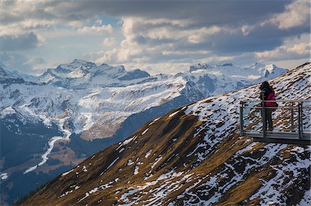simsearch:841-08797827,k - View from Grindelwald First, Jungfrau region, Bernese Oberland, Swiss Alps, Switzerland, Europe Foto de stock - Con derechos protegidos, Código: 841-08887498
