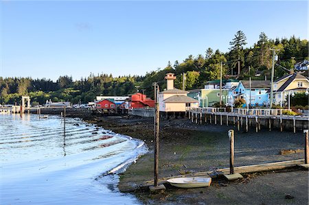 Alert Bay, Cormorant Island, Vancouver Island, Inside Passage, British Columbia, Canada, North America Stock Photo - Rights-Managed, Code: 841-09055240