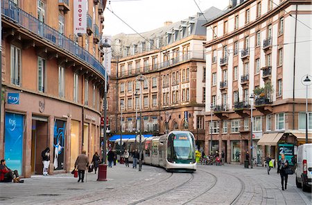 street alsace - Strasbourg, Alsace, France, Europe Stock Photo - Rights-Managed, Code: 841-09055491