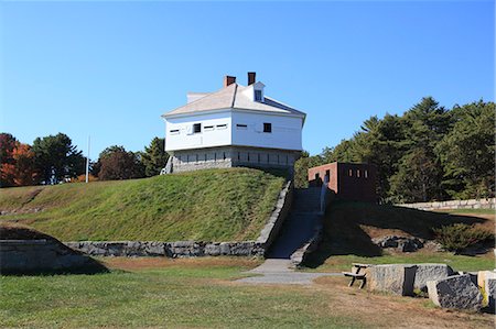 Fort McClary State Historic Site, Kittery, Kittery Point, Maine, New England, United States of America, North America Stock Photo - Rights-Managed, Code: 841-09055594