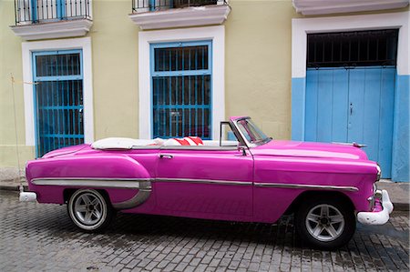 Vintage 1953 Chevrolet, La Habana Vieja, UNESCO World Heritage Site, Havana, Cuba, West Indies, Central America Foto de stock - Con derechos protegidos, Código: 841-09060026