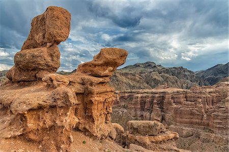 simsearch:879-09129349,k - Sharyn Canyon National Park and the Valley of Castles, Tien Shan Mountains, Kazakhstan, Central Asia, Asia Photographie de stock - Rights-Managed, Code: 841-09076736