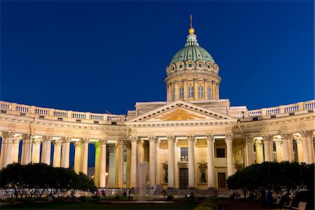 st petersburg night - Kazan Cathedral, St. Petersburg, Russia, Europe Photographie de stock - Rights-Managed, Code: 841-09085748