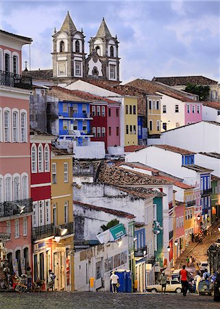 The Pelourinho area in the historical centre of Salvador, UNESCO World Heritage Site, Bahia, Brazil, South America Stock Photo - Rights-Managed, Code: 841-09085829