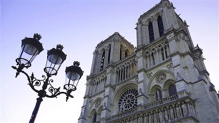 paris architecture nobody - Notre Dame Cathedral, UNESCO World Heritage Site, Paris, France, Europe Foto de stock - Con derechos protegidos, Código: 841-09086301