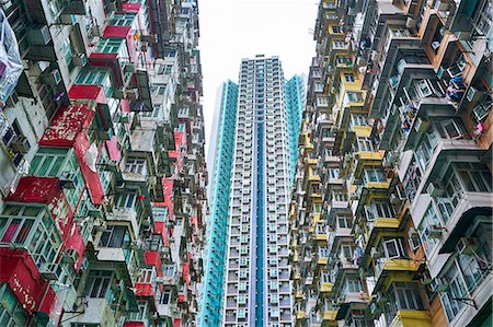 simsearch:841-09174515,k - Densely crowded apartment buildings, Hong Kong Island, Hong Kong, China, Asia Photographie de stock - Rights-Managed, Code: 841-09119265