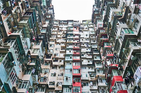 simsearch:841-08102059,k - Densely crowded apartment buildings, Hong Kong Island, Hong Kong, China, Asia Photographie de stock - Rights-Managed, Code: 841-09119261