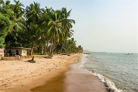 Beautiful beach in Neekreen near Buchanan, Liberia, West Africa, Africa Stock Photo - Rights-Managed, Code: 841-09147391