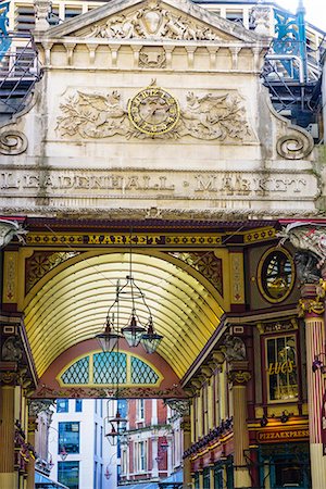 Leadenhall Market, City of London, London, England, United Kingdom, Europe Photographie de stock - Rights-Managed, Code: 841-09163078