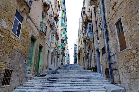 simsearch:845-03720969,k - Street in the City of Valletta, UNESCO World Heritage Site, Malta, Europe Photographie de stock - Rights-Managed, Code: 841-09163294