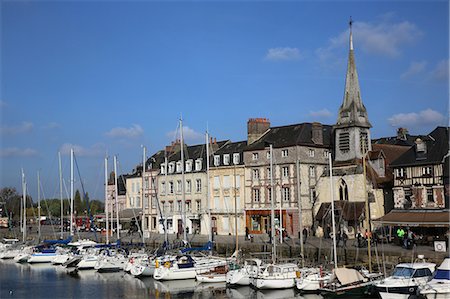 Harbour, Honfleur, Normandy, France, Europe Stock Photo - Rights-Managed, Code: 841-09163312