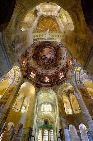 ravenna - The Basilica of San Vitale, UNESCO World Heritage Site, Ravenna, Emilia-Romagna, Italy, Europe Stockbilder - Lizenzpflichtiges, Bildnummer: 841-09163391