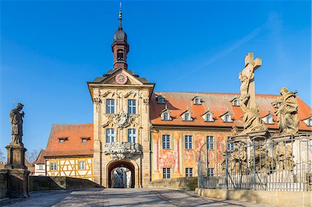 simsearch:841-09194600,k - The old town hall of Bamberg, UNESCO World Heritage Site, Upper Franconia, Bavaria, Germany, Europe Photographie de stock - Rights-Managed, Code: 841-09174753