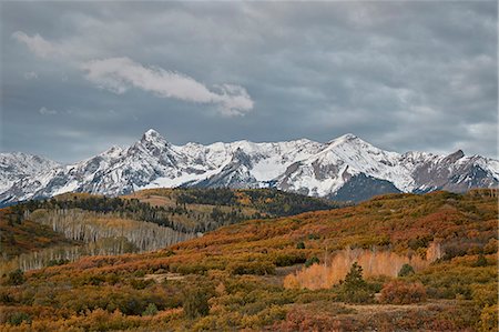 fallen (bewegung nach unten) - Sneffels Range in the fall, Uncompahgre National Forest, Colorado, United States of America, North America Stockbilder - Lizenzpflichtiges, Bildnummer: 841-09174846