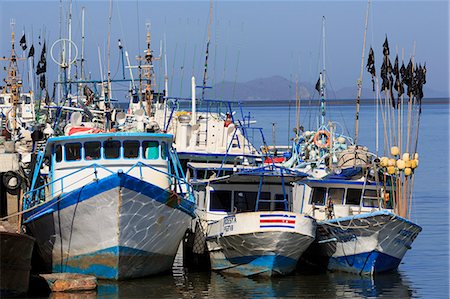 Fishing Boats, Puntarenas City, Costa Rica, Central America Photographie de stock - Rights-Managed, Code: 841-09174874