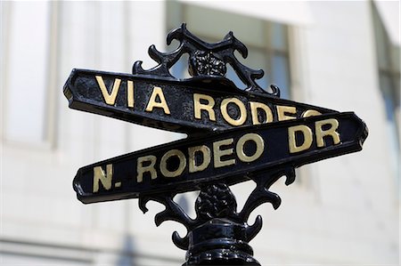 Rodeo Drive, Beverly Hills, Los Angeles, California, United States of America, North America Stock Photo - Rights-Managed, Code: 841-09174946