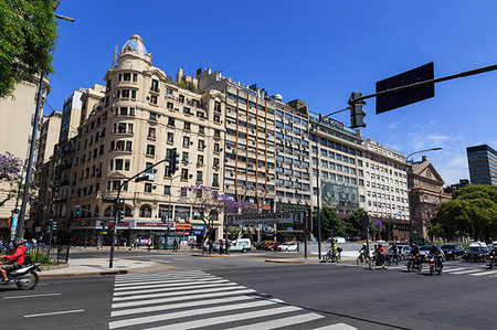 plaza de la república - Busy traffic on many laned highway, Avenue 9 de Julio, Plaza de la Republica, Congreso and Tribunales, Buenos Aires, Argentina, South America Stock Photo - Rights-Managed, Code: 841-09183470