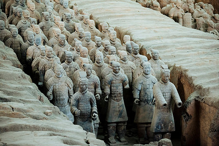 simsearch:832-03723655,k - Army of Terracotta Warriors, UNESCO World Heritage Site, Xian, Shaanxi Province, China, Asia Foto de stock - Con derechos protegidos, Código: 841-09183833