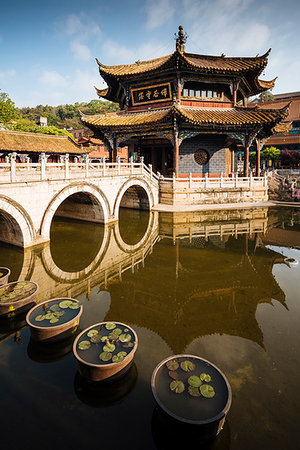 simsearch:841-09085792,k - Yuantong Buddhist Temple, Kunming, Yunnan Province, China, Asia Photographie de stock - Rights-Managed, Code: 841-09183844