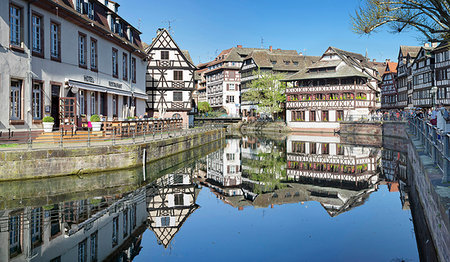 strasbourg - Maison des Tanneurs, La Petite France, UNESCO World Heritage Site, Strasbourg, Alsace, France, Europe Foto de stock - Con derechos protegidos, Código: 841-09194288