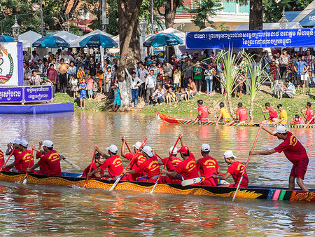 southeast asia festivals cambodia - Boat racing at the Water and Moon Festival (Bon Om Tuk), Siem Reap, Cambodia, Indochina, Southeast Asia, Asia Photographie de stock - Rights-Managed, Code: 841-09194332