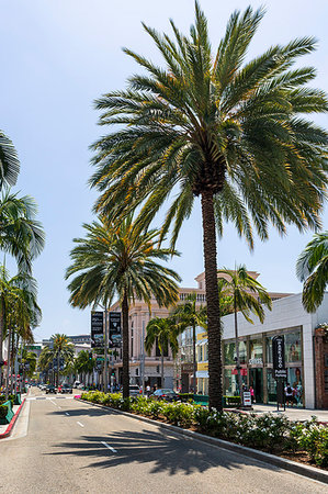 Rodeo Drive, Beverly Hills, Los Angeles, California, United States of America, North America Stock Photo - Rights-Managed, Code: 841-09194364