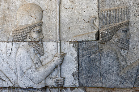 simsearch:841-09194538,k - Depiction of united Medes and Persians, the monumental stairs of the Apadana, Persepolis, Iran, Middle East Foto de stock - Con derechos protegidos, Código: 841-09194528