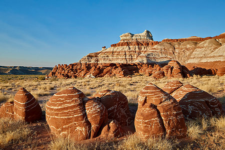 simsearch:841-09194715,k - Striped red-rock boulders, Hopi Reservation, Arizona, United States of America, North America Foto de stock - Con derechos protegidos, Código: 841-09194710