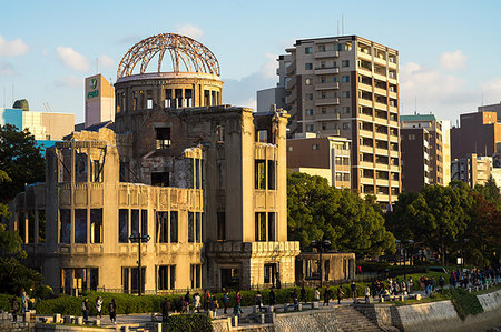 Atomic Bomb Dome (Genbaku Dome), UNESCO World Heritage Site, Hiroshima Peace Memorial Park, Hiroshima, Japan, Asia Stock Photo - Rights-Managed, Code: 841-09194824