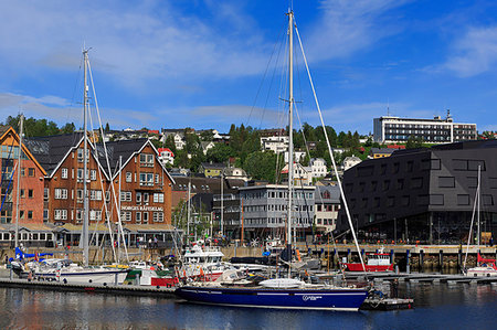 Port, Tromso City, Tromsoya Island, Troms County, Norway, Scandinavia, Europe Photographie de stock - Rights-Managed, Code: 841-09204218