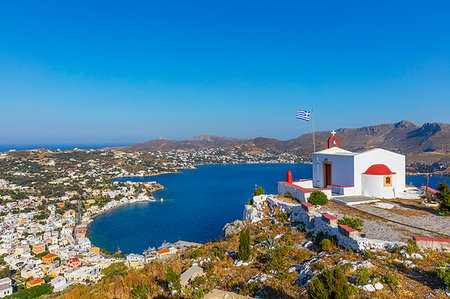 simsearch:841-09205467,k - View from the Castle, Leros Island, Dodecanese, Greek Islands, Greece, Europe Photographie de stock - Rights-Managed, Code: 841-09205046