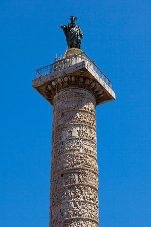 Piazza Colonna, Rome, Lazio, Italy, Europe Stock Photo - Rights-Managed, Code: 841-09205144