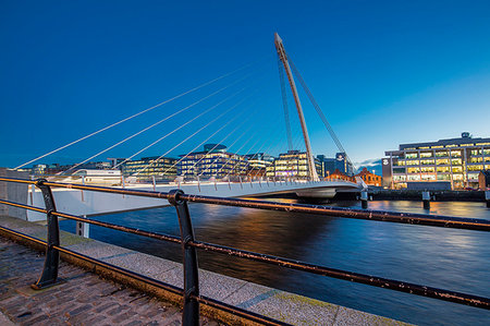 The Samuel Beckett Bridge, Dublin, Republic of Ireland, Europe Stock Photo - Rights-Managed, Code: 841-09205262